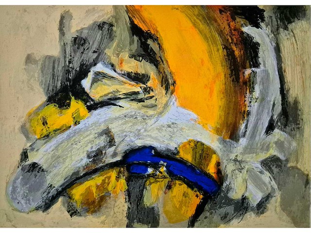 Zeefdruk hans van horck ‘perception’ - afbeelding 1 van  5