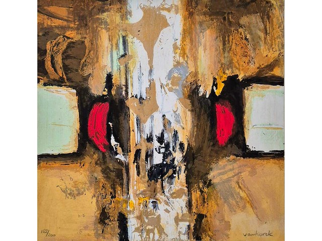 Zeefdruk hans van horck - afbeelding 1 van  5