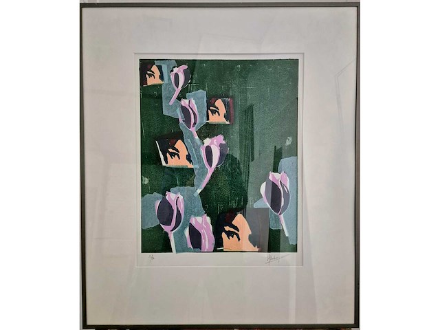 Zeefdruk hans verhagen - afbeelding 2 van  2