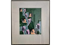 Zeefdruk hans verhagen - afbeelding 2 van  2