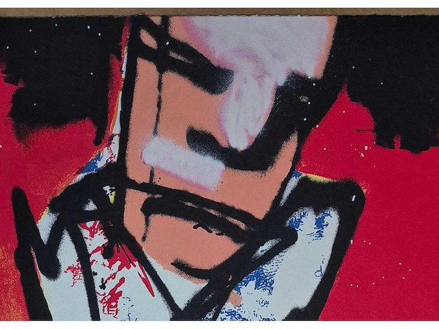 Zeefdruk herman brood ‘golfer’ - afbeelding 2 van  4