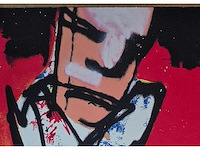 Zeefdruk herman brood ‘golfer’ - afbeelding 2 van  4