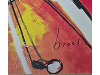 Zeefdruk herman brood ‘golfer’ - afbeelding 3 van  4