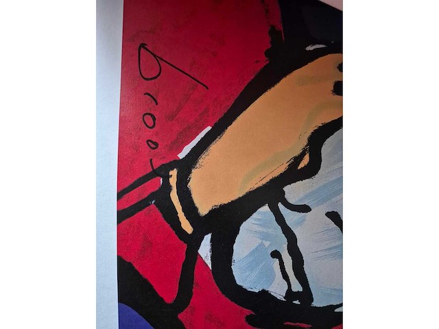 Zeefdruk herman brood ‘horen, zien, zwijgen’ - afbeelding 4 van  5