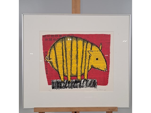 Zeefdruk, ilja walraven, 45/56, 1995 - afbeelding 1 van  8