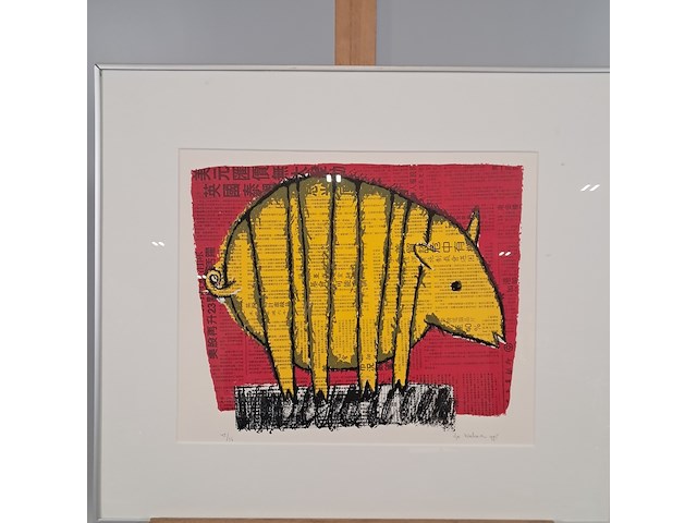 Zeefdruk, ilja walraven, 45/56, 1995 - afbeelding 2 van  8