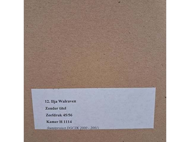 Zeefdruk, ilja walraven, 45/56, 1995 - afbeelding 8 van  8