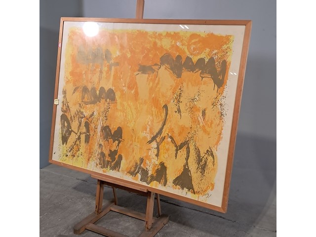 Zeefdruk in lijst, jan cremer, tulips - afbeelding 3 van  8