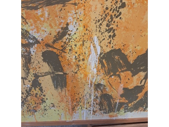 Zeefdruk in lijst, jan cremer, tulips - afbeelding 6 van  8