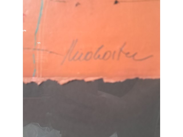 Zeefdruk in lijst, ztii - afbeelding 2 van  5