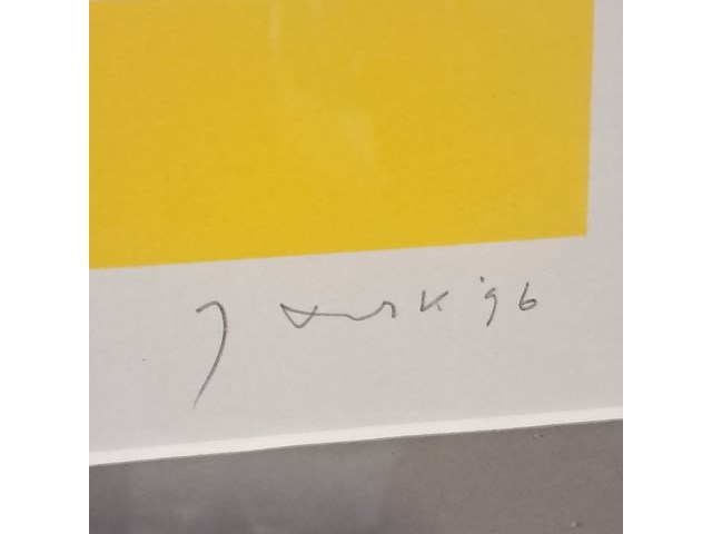 Zeefdruk in lijst - afbeelding 3 van  5