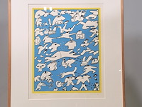 Zeefdruk, jan snoeck, l'eau douce - afbeelding 1 van  6