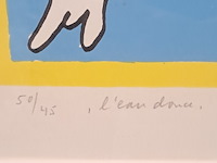 Zeefdruk, jan snoeck, l'eau douce - afbeelding 2 van  6