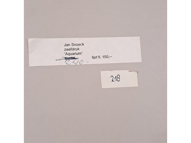 Zeefdruk, jan snoeck, l'eau douce - afbeelding 6 van  6