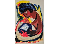 Zeefdruk john lie a fo - afbeelding 1 van  2