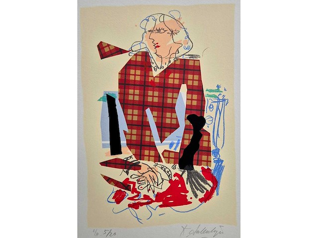 Zeefdruk kees salentijn - afbeelding 1 van  4