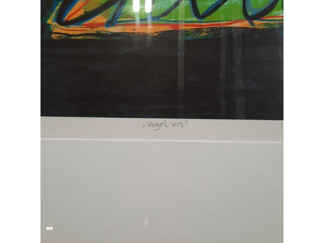 Zeefdruk, maya wildevuur, 171/200, 1994 - afbeelding 8 van  10