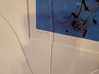 Zeefdruk, maya wildevuur, aap met jong, 1994, 64/125 - afbeelding 10 van  11