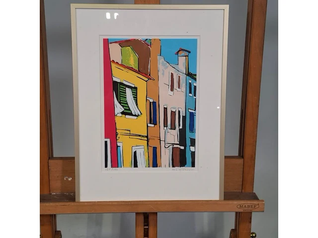 Zeefdruk, maya wildevuur, burano, 125/150 - afbeelding 2 van  9