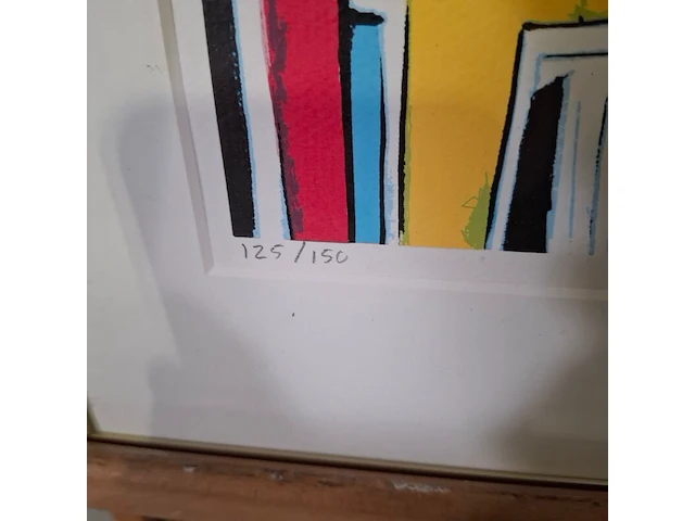 Zeefdruk, maya wildevuur, burano, 125/150 - afbeelding 6 van  9
