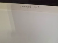 Zeefdruk, maya wildevuur, vogel met vis, 1994, 114/200 - afbeelding 4 van  8