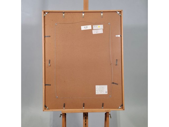 Zeefdruk, maya wildevuur, vogel / vis, 1993 - afbeelding 8 van  9