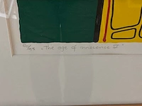 Zeefdruk “m.y naerebout- the age of innocence v” - afbeelding 5 van  7