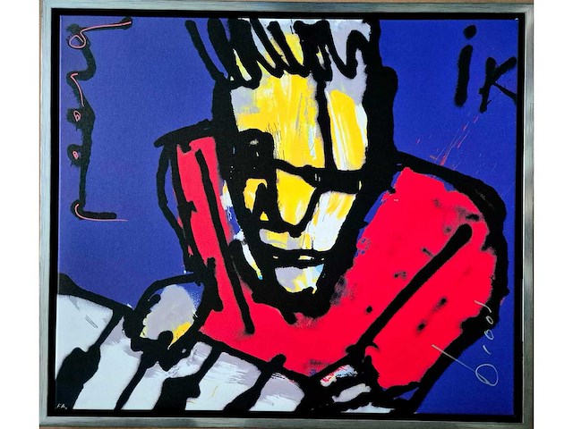 Zeefdruk op doek herman brood ‘ik’ - afbeelding 3 van  5