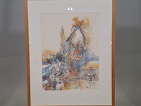 Zeefdruk, ortho owen, jumpshot, 1989