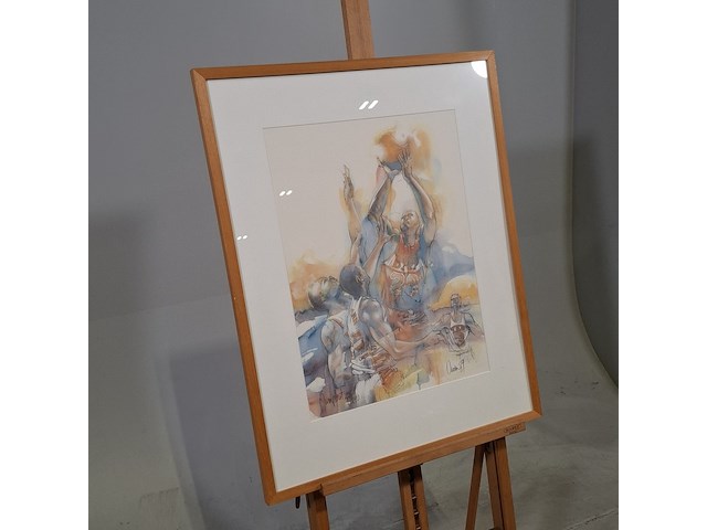 Zeefdruk, ortho owen, jumpshot, 1989 - afbeelding 2 van  9