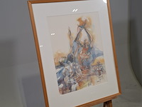 Zeefdruk, ortho owen, jumpshot, 1989 - afbeelding 2 van  9