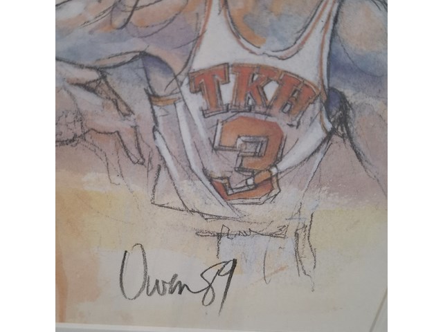 Zeefdruk, ortho owen, jumpshot, 1989 - afbeelding 5 van  9