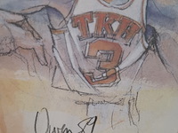 Zeefdruk, ortho owen, jumpshot, 1989 - afbeelding 5 van  9