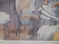 Zeefdruk, ortho owen, jumpshot, 1989 - afbeelding 6 van  9