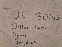 Zeefdruk, ortho owen, jumpshot, 1989 - afbeelding 9 van  9