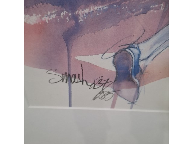 Zeefdruk, ortho owen, smash, 1989 - afbeelding 6 van  9