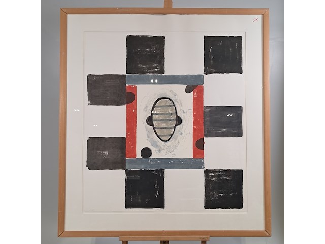 Zeefdruk, piet warffemius, portret iv 2/50, 1995 - afbeelding 1 van  11