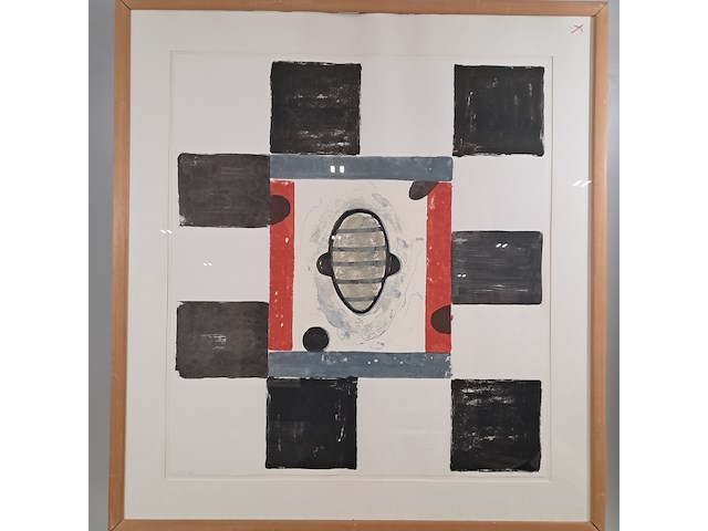 Zeefdruk, piet warffemius, portret iv 2/50, 1995 - afbeelding 4 van  11