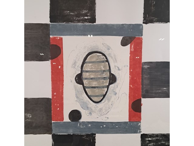 Zeefdruk, piet warffemius, portret iv 2/50, 1995 - afbeelding 5 van  11