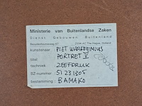 Zeefdruk, piet warffemius, portret v 3/40, 1997 - afbeelding 3 van  11