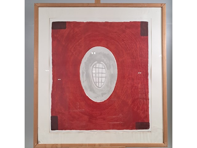 Zeefdruk, piet warffemius, portret v 3/40, 1997 - afbeelding 1 van  11