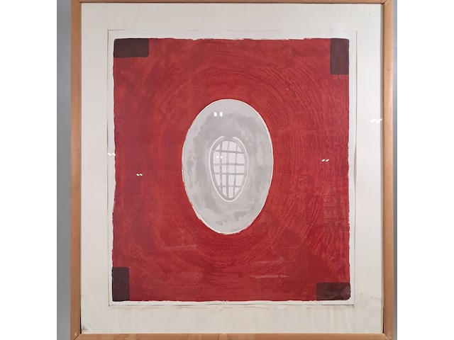 Zeefdruk, piet warffemius, portret v 3/40, 1997 - afbeelding 4 van  11