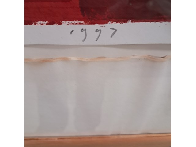 Zeefdruk, piet warffemius, portret v 3/40, 1997 - afbeelding 8 van  11