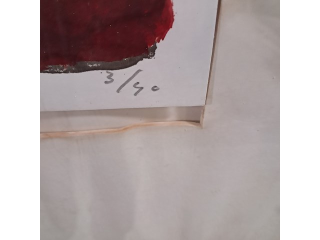 Zeefdruk, piet warffemius, portret v 3/40, 1997 - afbeelding 9 van  11