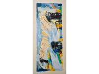 Zeefdruk richard smeets ‘denkend aan holland’ - afbeelding 2 van  4