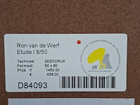Zeefdruk, ron van de werf, etude i 8/50, 2001 - afbeelding 2 van  10