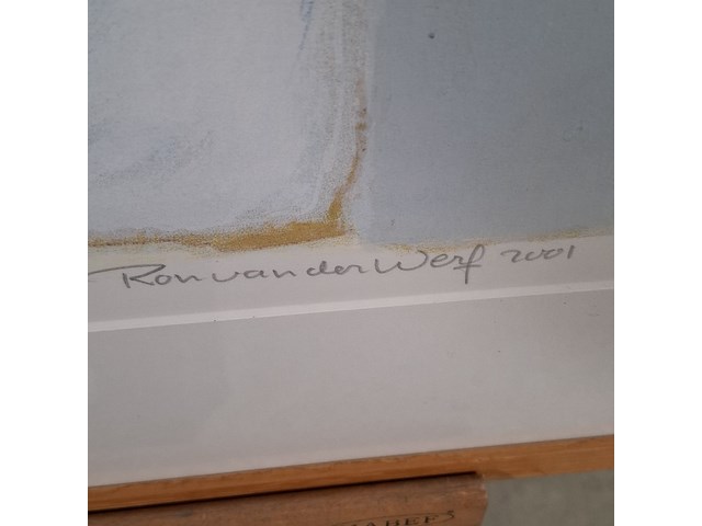 Zeefdruk, ron van de werf, etude i 8/50, 2001 - afbeelding 8 van  10