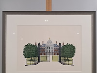 Zeefdruk, sees vlag, paleis huis den bosch, 1982 - afbeelding 2 van  7