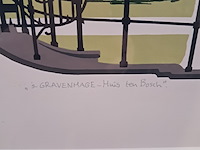 Zeefdruk, sees vlag, paleis huis den bosch, 1982 - afbeelding 4 van  7