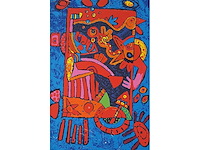 Zeefdruk simon & bruno ‘la reine amoureux’ - afbeelding 2 van  2